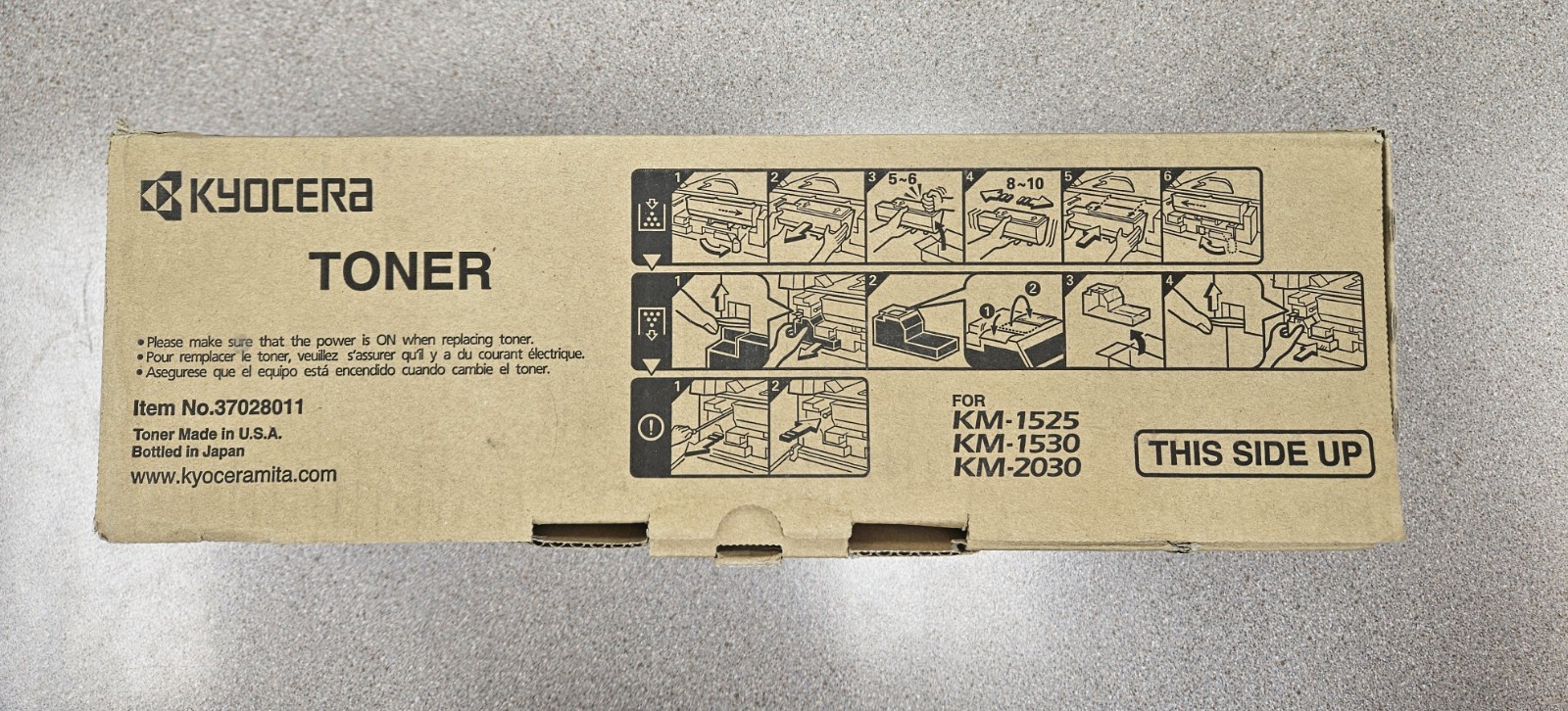 Kyocera Black Toner Cartridge KM-1252 KM-1530 KM-2030