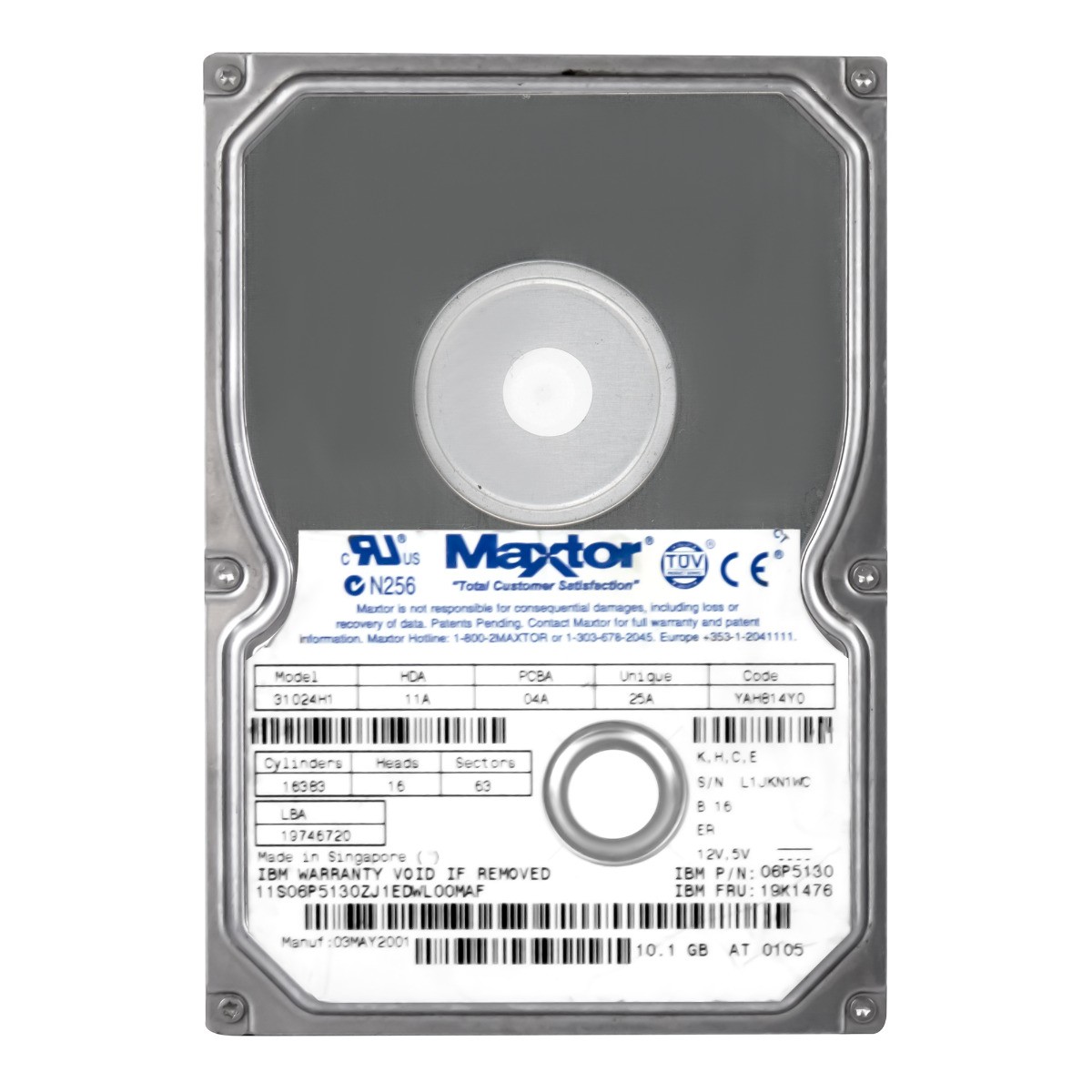 Maxtor DiamondMax VL 40 10GB 5.4K 2MB ATA 3.5'' 31024H1