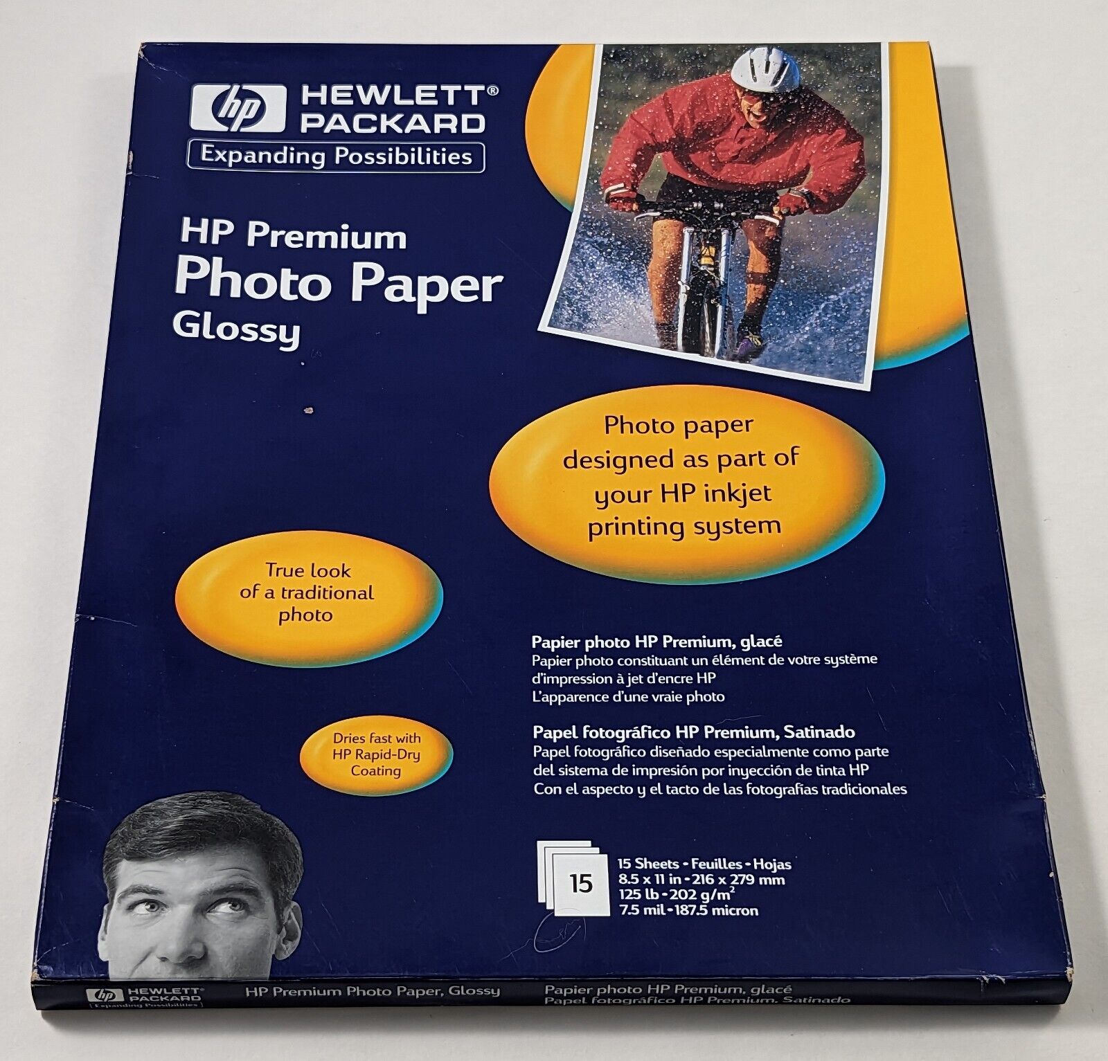 HP Premium Photo Paper Glossy  Inkjet 15 Sheets 8.5' x 11