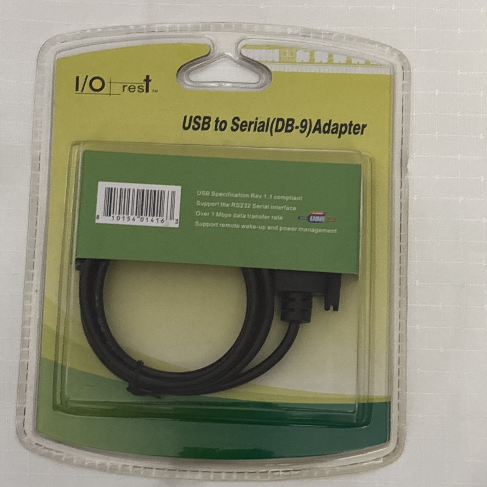 I/O Crest, USB to serial (DB-9) Adapter
