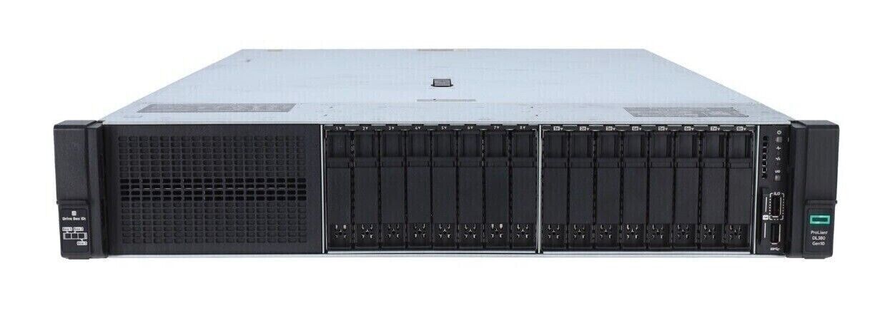 HPE ProLiant DL380 GEN10 2x 20C Gold 6138 128GB RAM 2x 2.4TB 10K HDD 2U Server
