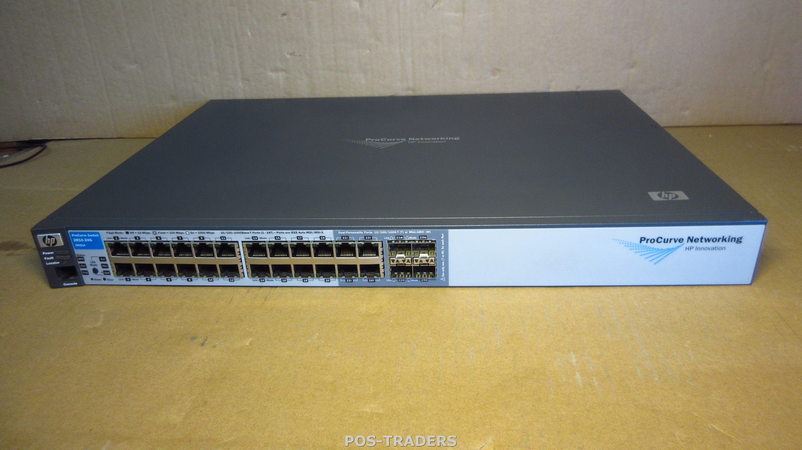 HP J9021A ProCurve 2810-24G 24-Port Managed Gigabit Switch + 4x SFP / NO RM EARS