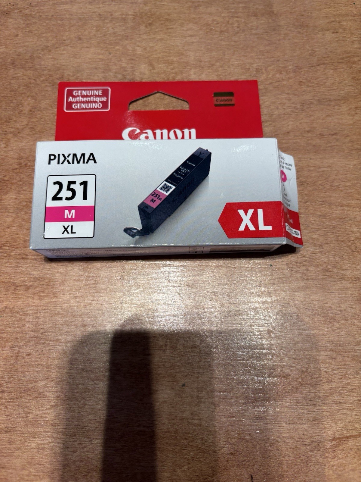Canon CLI-251XL (6450B001) Magenta Inkjet Ink Cartridge Genuine OEM