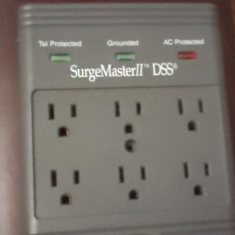 Belkin Surge master Grey, 6 Outlet SurgeSurpressor for regular outlet 