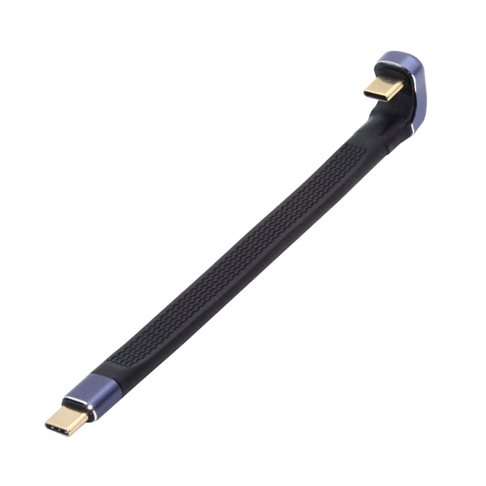 CY 240W Type-C USB-C Male to Male USB4 40Gbps 100W 8K Flat Slim FPC Data
