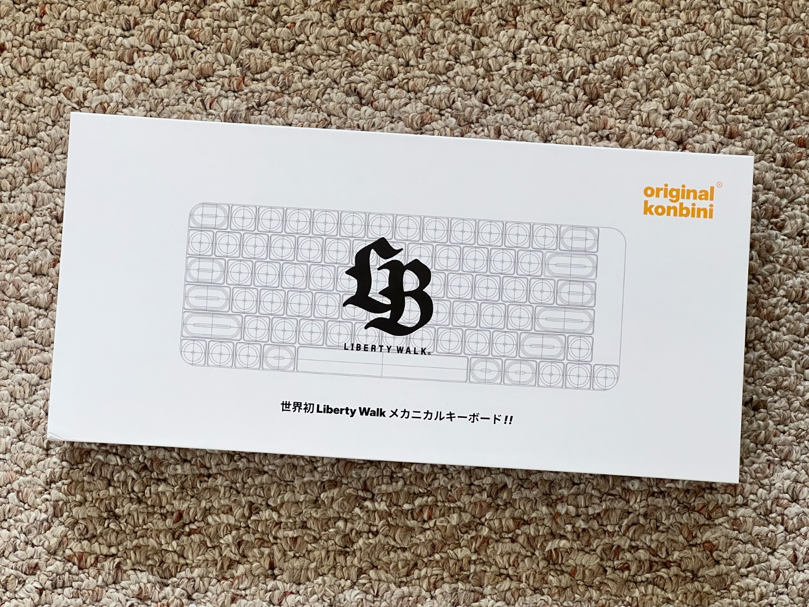Liberty Walk x Original Konbini Mechanical Keyboard White Limited 1/500