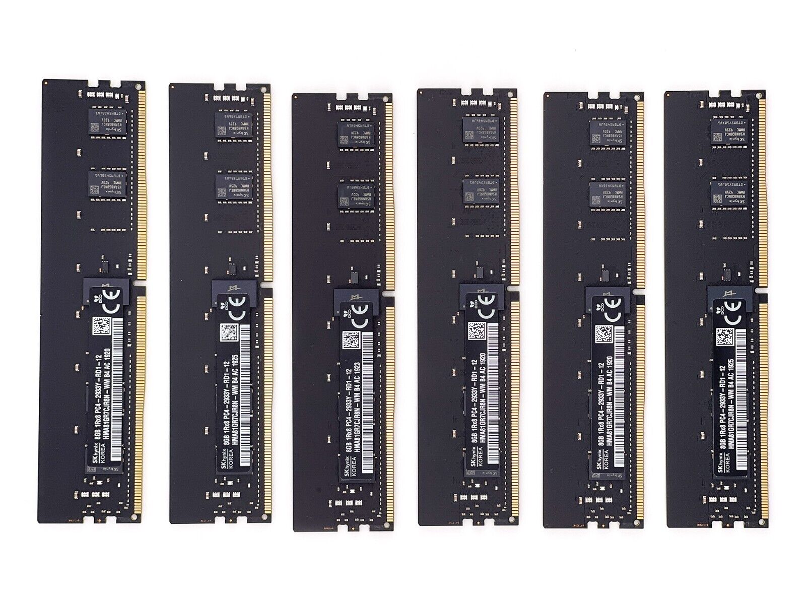 SK Hynix 48GB (6x 8GB) RAM 1Rx8 pc4-2933y-rd1-12 RAM Memory