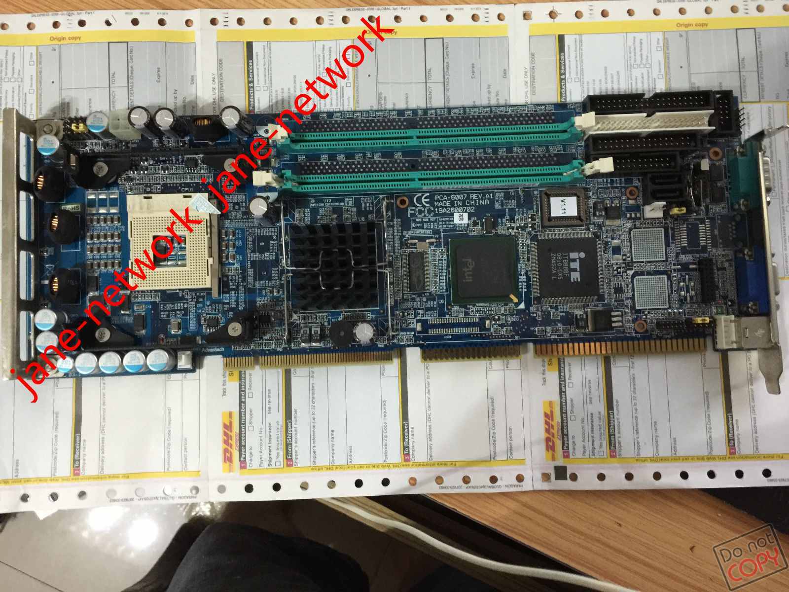 Actual Stock 100% test  PCA-6007 REV.A1 PCA-6007 LV   (by DHL or Fedex )#j1688