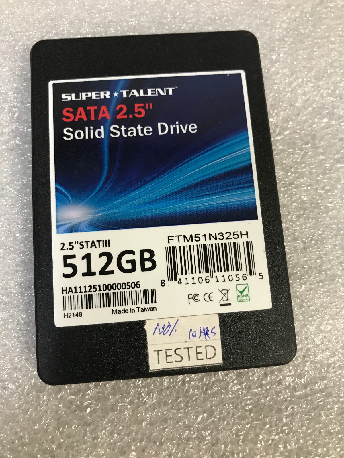 Super Talent FTM51N325H 2.5'' SATAIII 512GB Solid State Drive