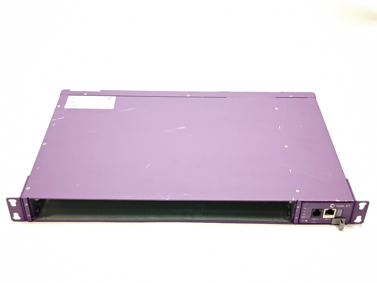 Calix E7-2 100-01449 REV13 - 2 Slot Shelf with Fan Tray FTA