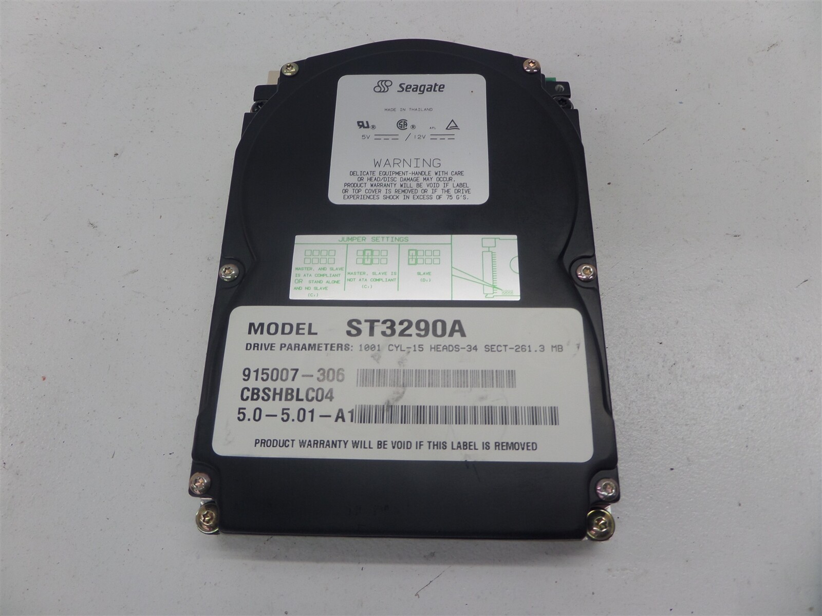 Seagate ST3290A 261.3MB 3.5" Hard Drive 915007-306