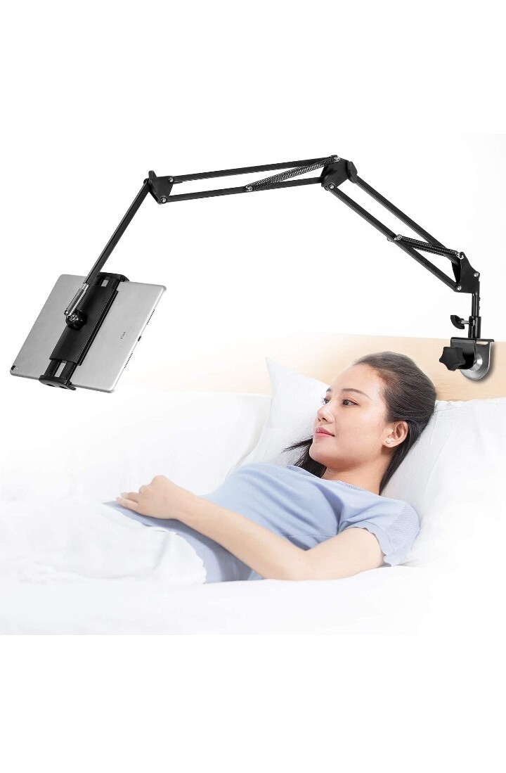 Soporte para tablet ajustable, soporte plegable para tableta para cama, soporte
