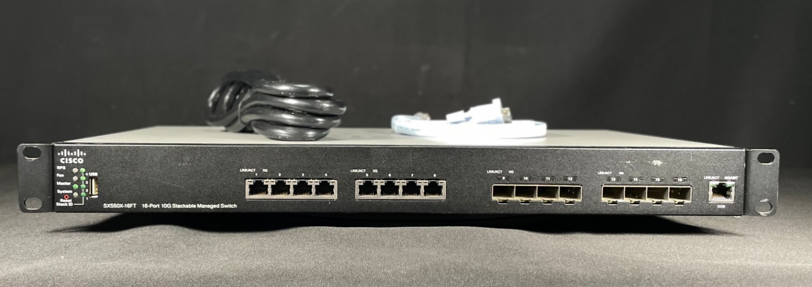 Cisco SX550X-16FT-K9 16 Port 10G Managed Switch 8x RJ45 8x SFP+