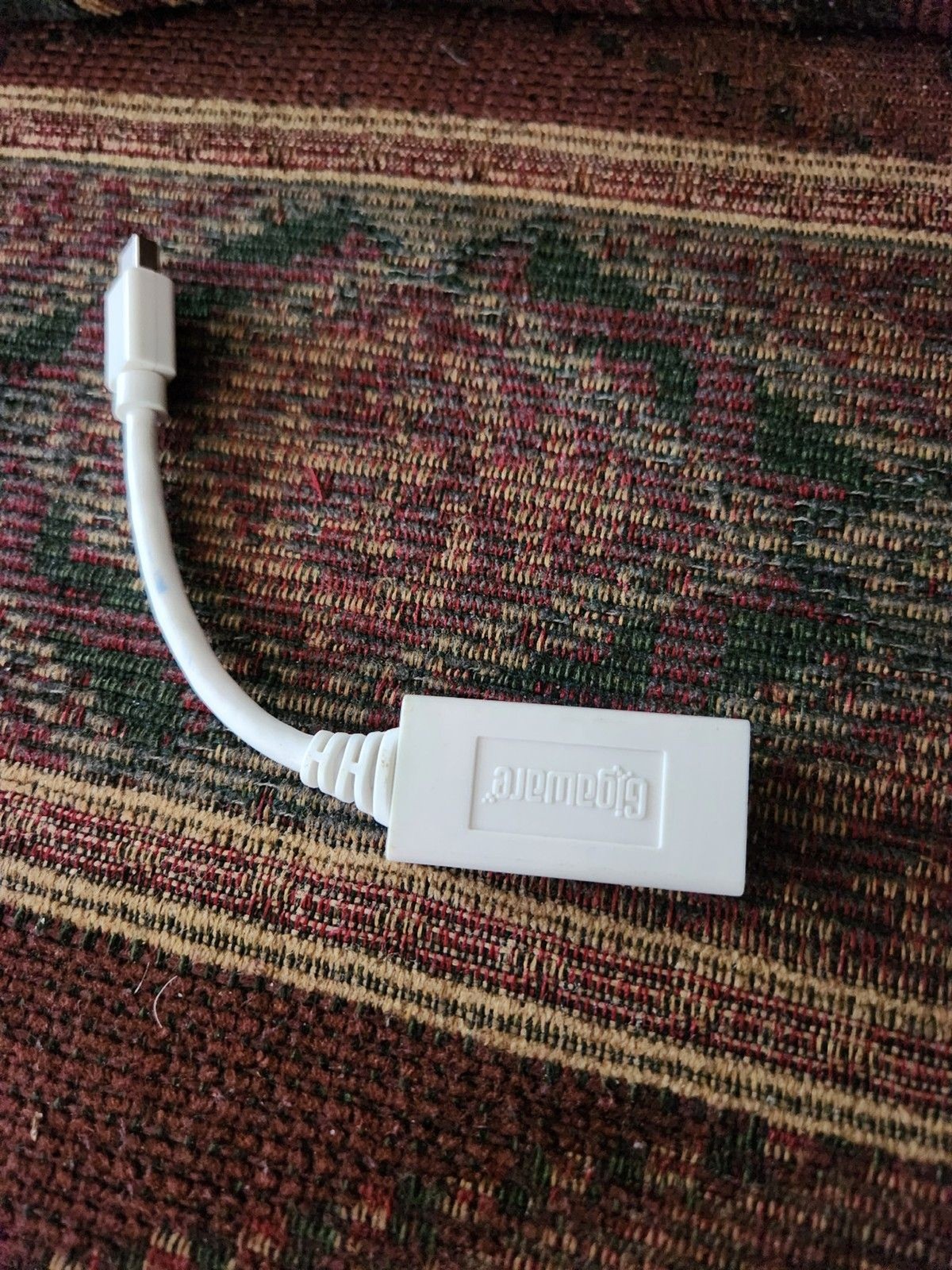 Gigaware Mini DisplayPort To Hdmi Adapter - CLEAN TESTED WORKING PULL