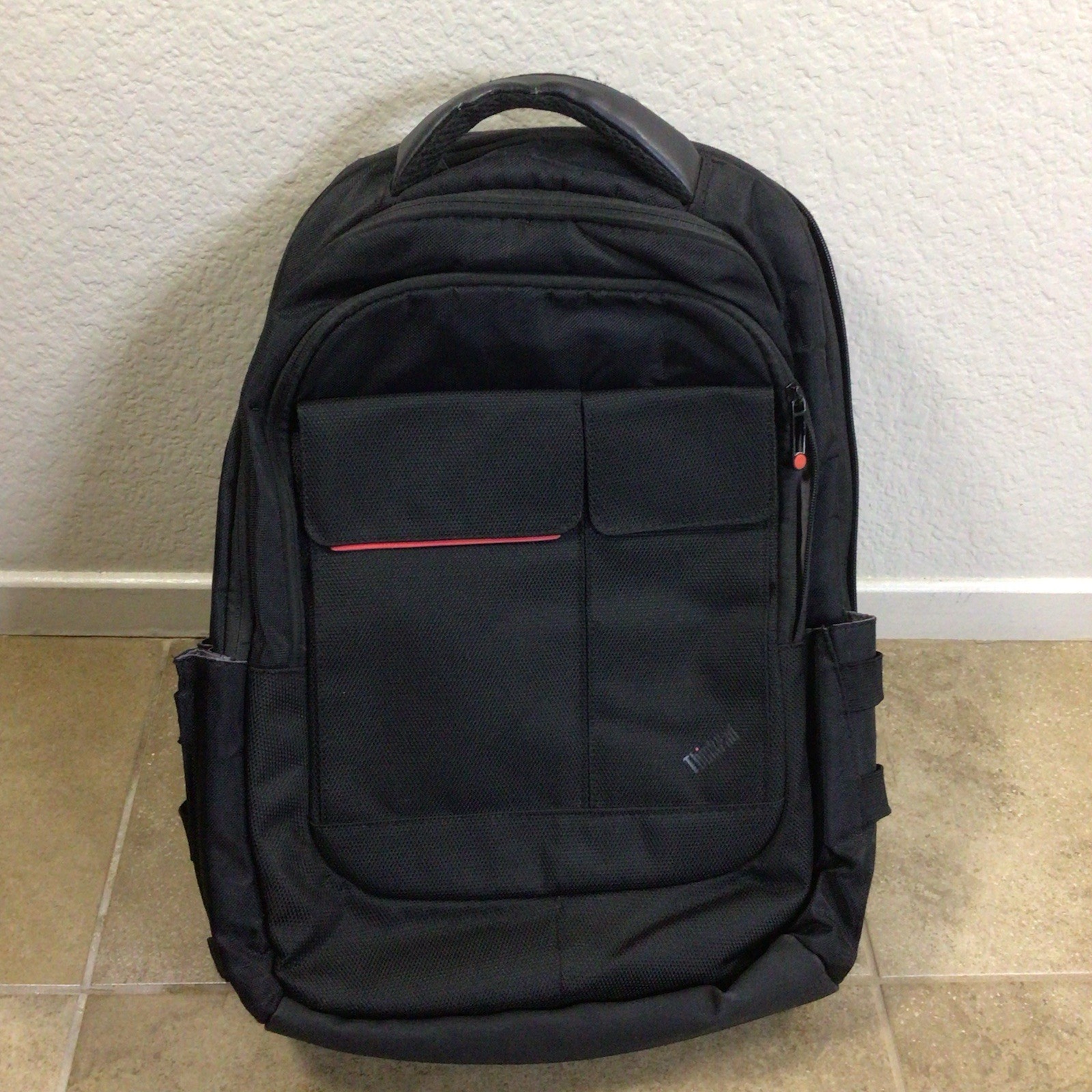 Lenovo Thinkpad Professional backpack Fits 15.6” Laptop Bag Black Red