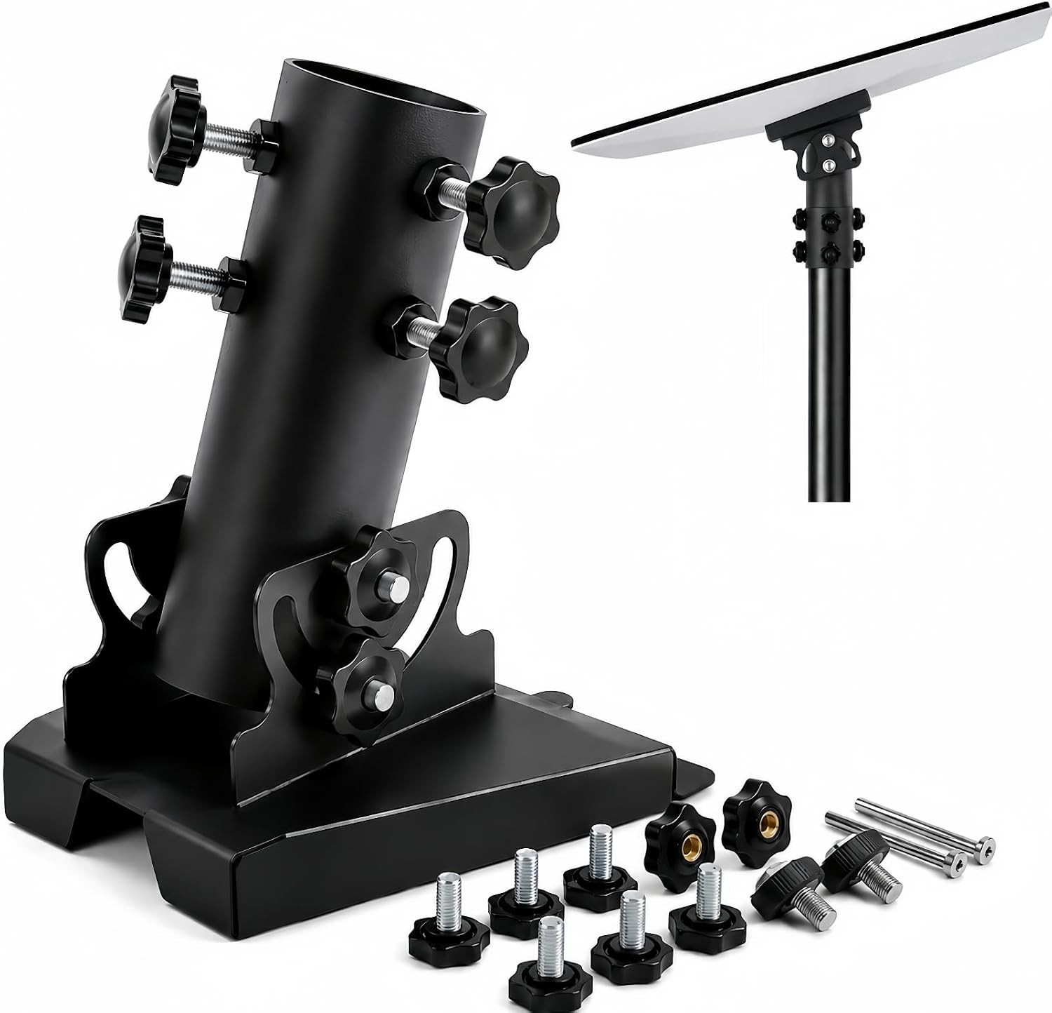 Starlink Pipe Adapter Mount for Standard 4 & Gen 4 Dish, Adjustable Mount