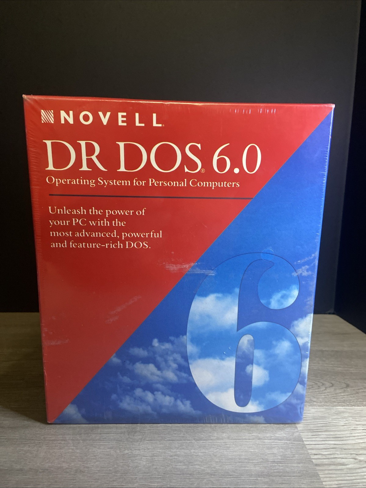 Novell DR DOS 6.0 3.5" PC Operating System NEW SEALED Vintage Software