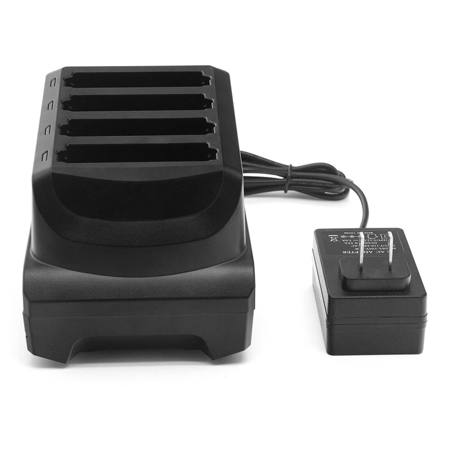 USA 4-Slot Battery Charger Charging Cradle for Zebra TC22 TC27 SAC-TC2L-4SCHG-01