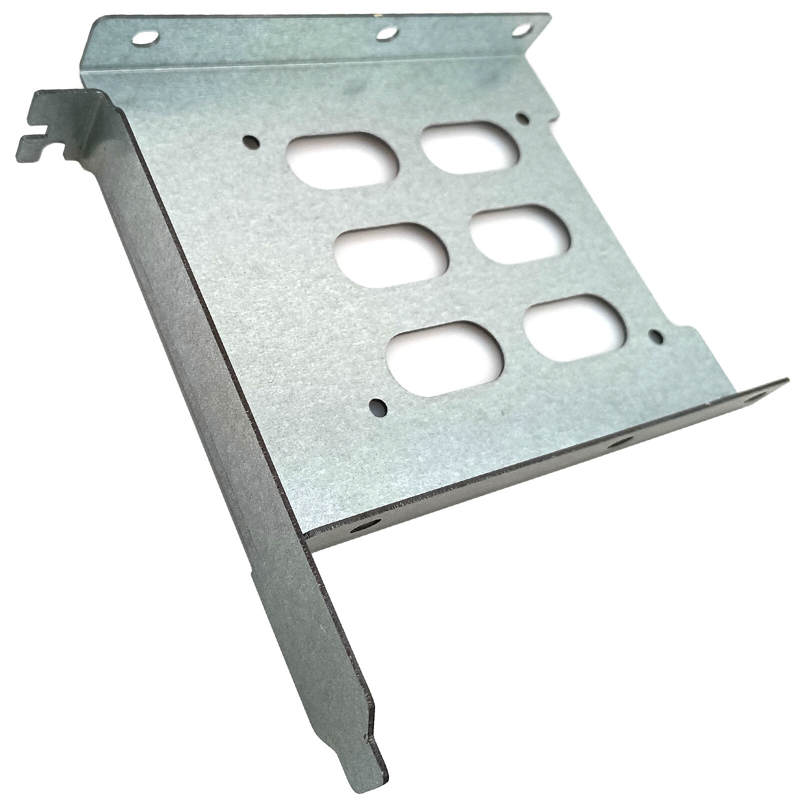 2.5 or 3.5 HDD to PCIe Slot Mount Bracket Internal Hard Drive Adapter Full ATX