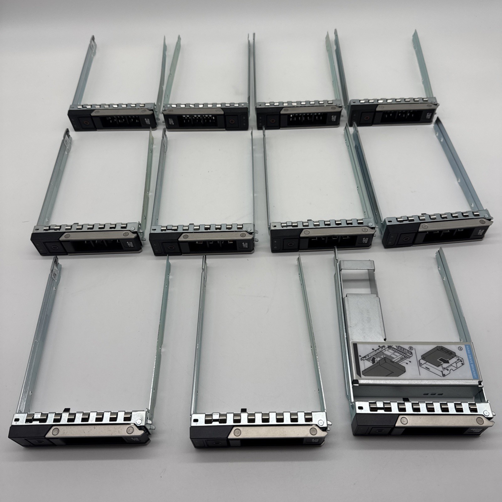 Lot of 11 - Dell PowerEdge Server 3.5" SAS SATA Tray Y796F DP/N