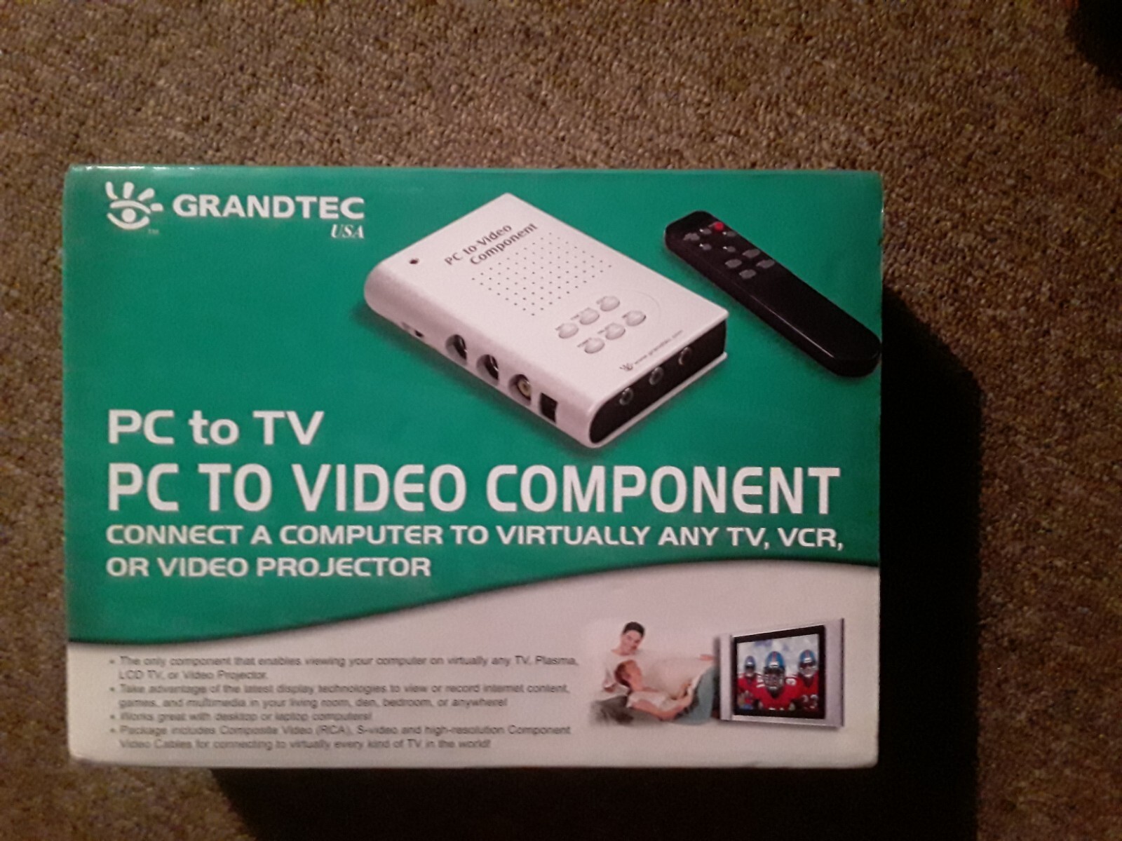 GrandTec USA PC to Video Component - PC to TV Converter