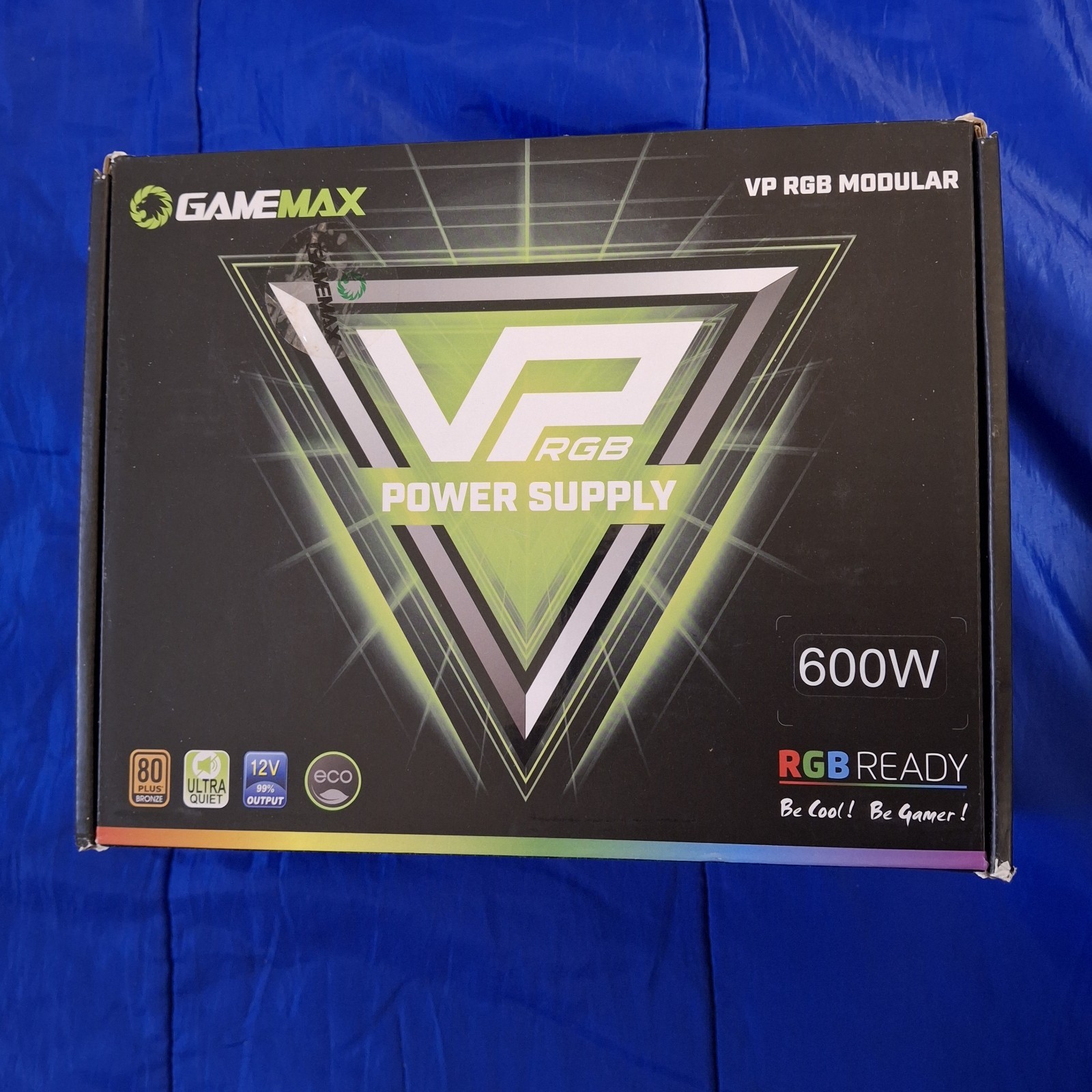 GAMEMAX VP-600-RGB VP RGB 600W Modular Gaming Power Supply 80+ Bronze 12V ECO
