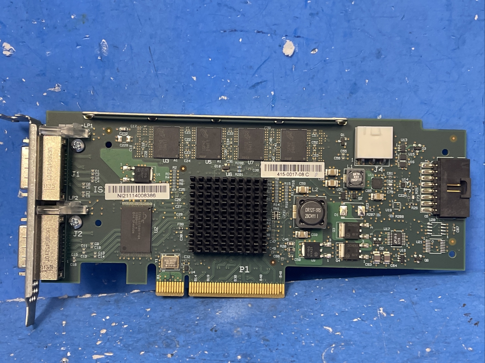 403-0090-01 415-0017-08 EMC Isilon Dual Port PCI-E INFINIBAND Adapter NEW~