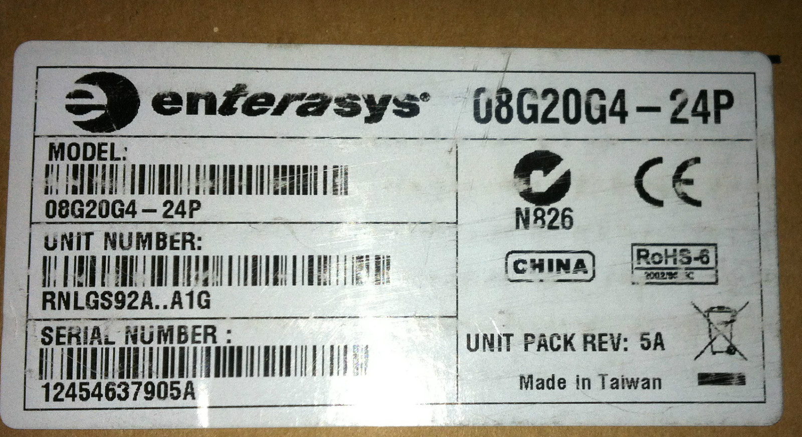 Enterasys 08G20G4-24P 24 Port 10/100/1000 PoE Managed Switch - New ()