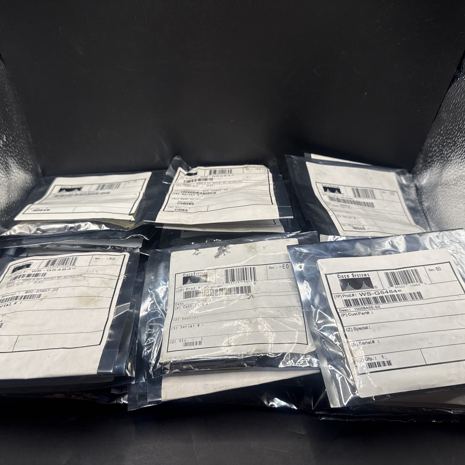 Lot of 39 Single NOS  CISCO WS-G5484 1000BASE-SX 30-0759-02