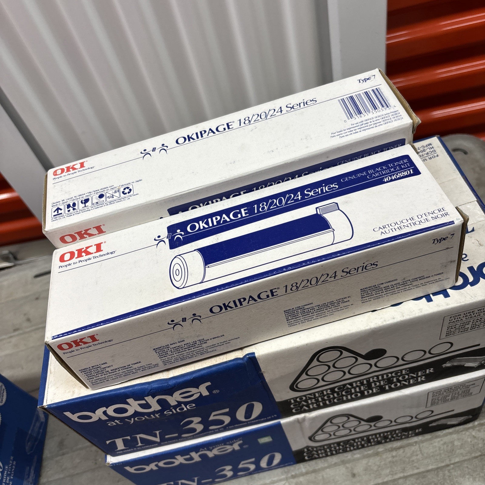 OKI 40468801 Black Toner Cartridges Lot Of 2 New