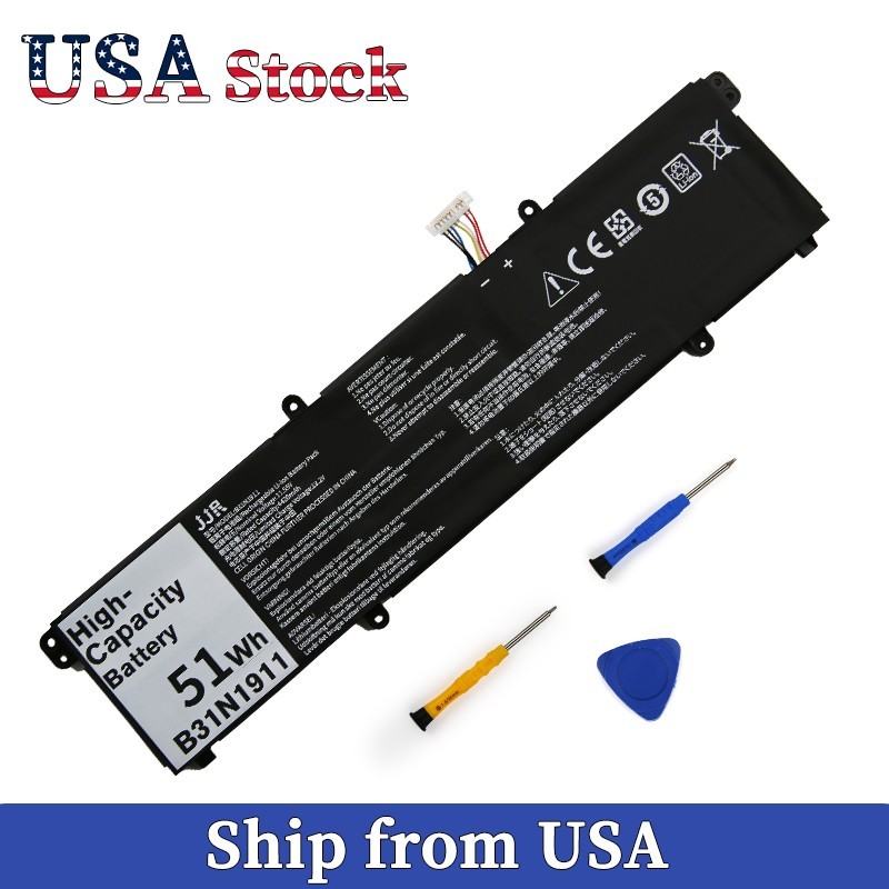Upgraded B31N1911 51Wh/4420mAh 11.55V Battery For ASUS ADOL14FQC/EQ/EA/UA V4050E