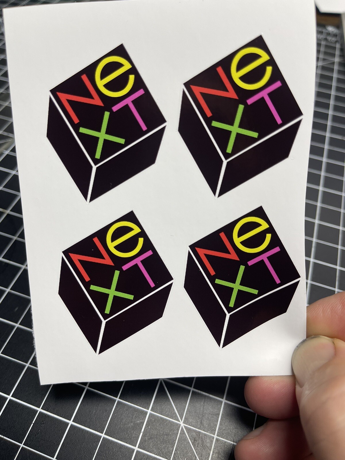 Next Computer Logos vinyl decals qty 4