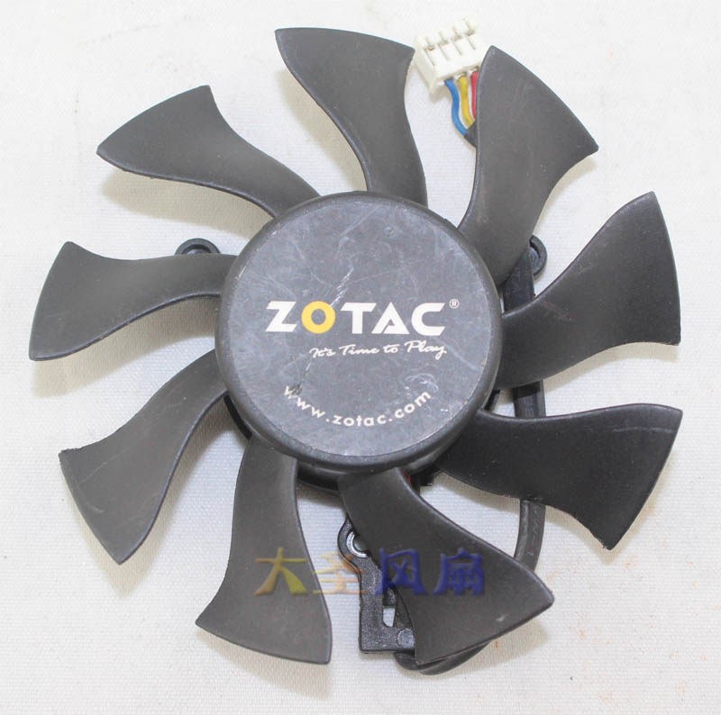 New For ZOTAC GTX560SE Thunder Edi PA GTX560 Short Graphics Card Fan FD8015U12D