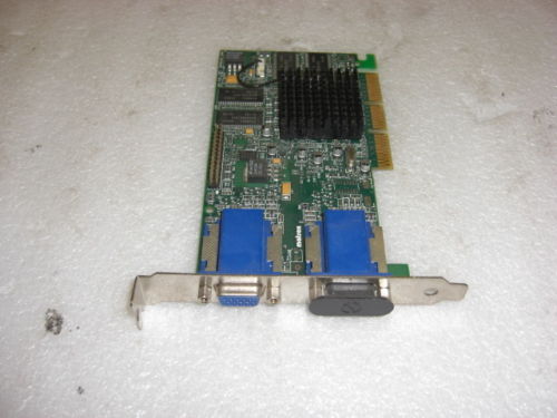 Dell Matrox 0608ux G45+mdha32d AGP Dual VGA Video Card