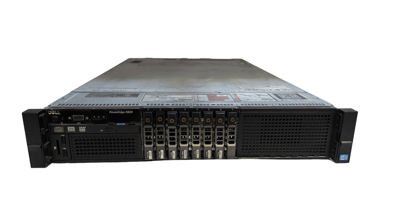 Dell Poweredge R820 4x E5-4640 2.4ghz 32-Cores 512gb Ram H710 8x Trays 2x 1100w