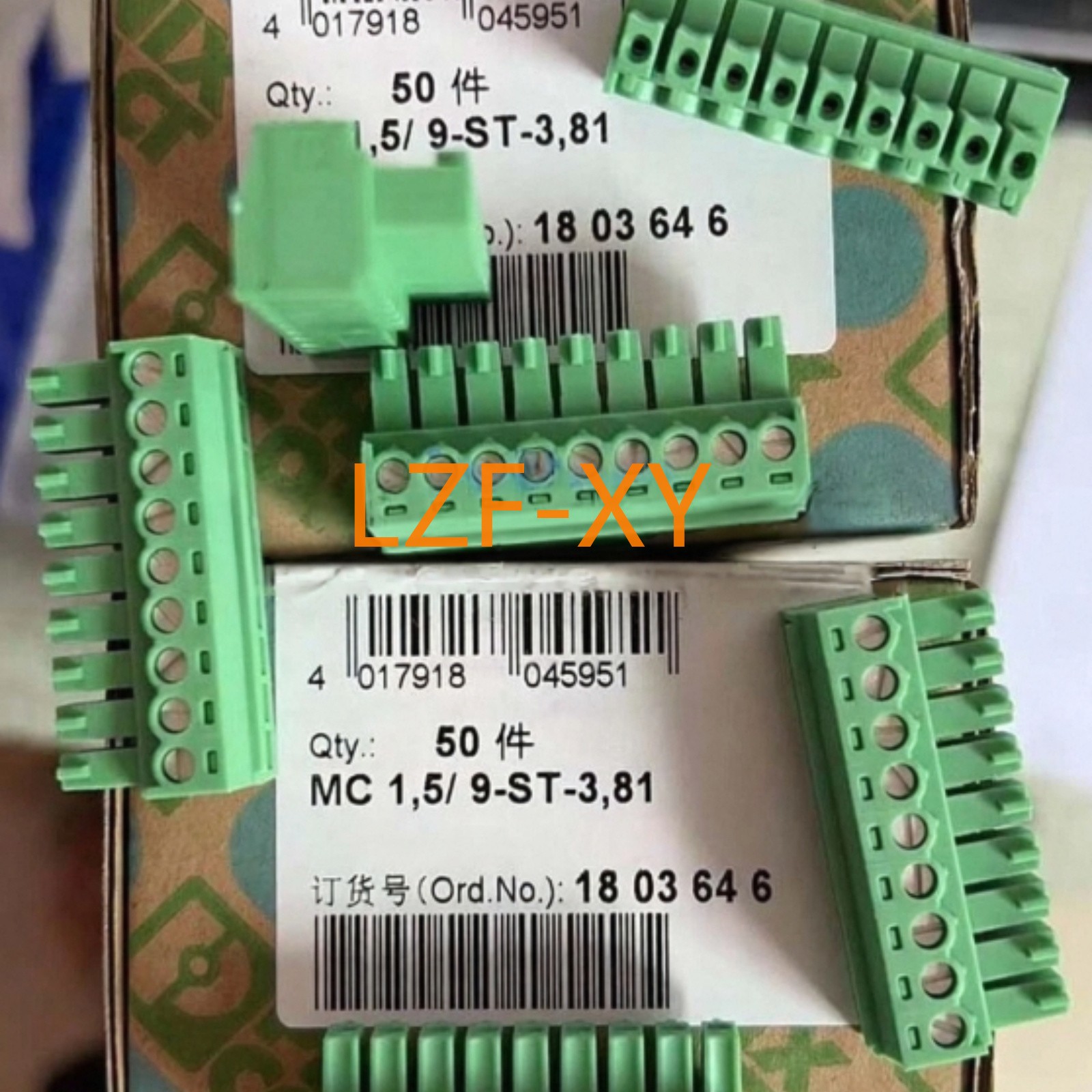 50PCS/Box for Phoenix Contact MC1.5/9-ST-3.81 Connector Spacing 3.81mm 1803646