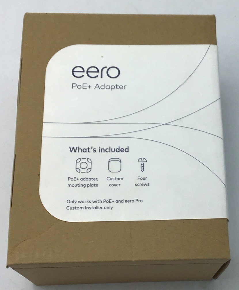 New Eero PoE+ Adapter E010001  For PoE+ and Eero Pro   w929