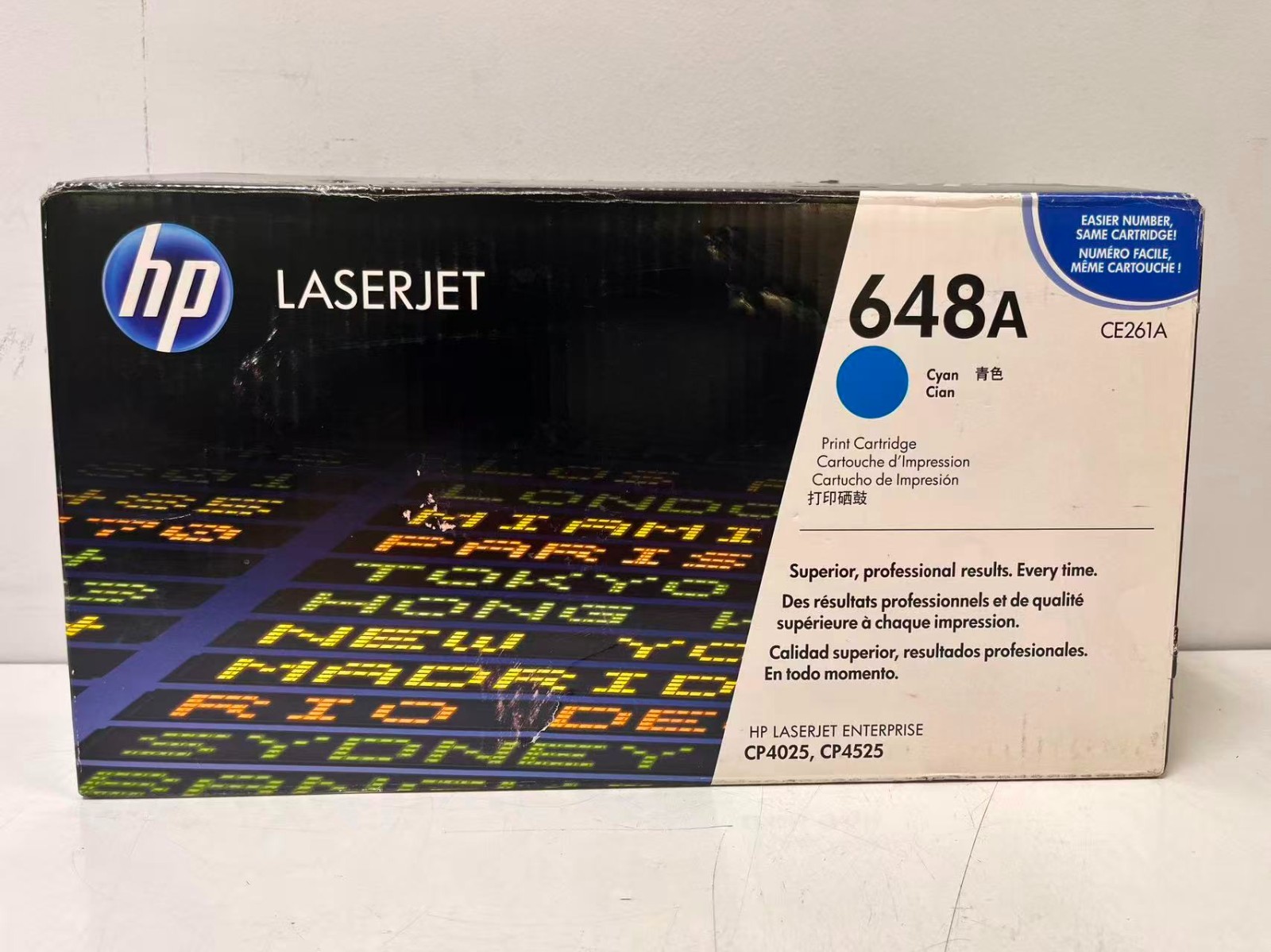 OPEN BOX Genuine HP LaserJet 648A Cyan Toner Cartridge CE261A