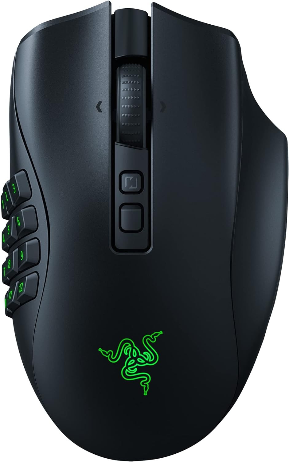Razer Naga V2 Pro MMO Optical Wireless Gaming Mouse Black Certified Refurbished