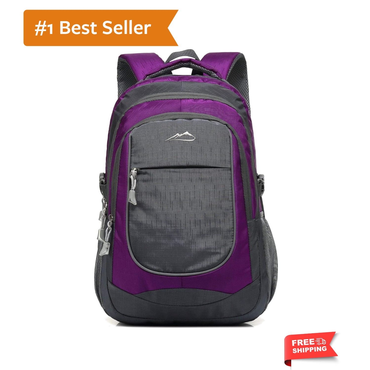 Backpack Bookbag for College Sturdy Travel Business Hiking Fit Laptop Up to 1...