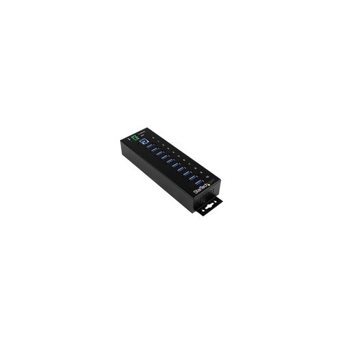 Startech ST1030USBM 10 PORT USB 3.0 HUB METAL TAA INDUSTRIAL MOUNTABLE HEAVY DUT