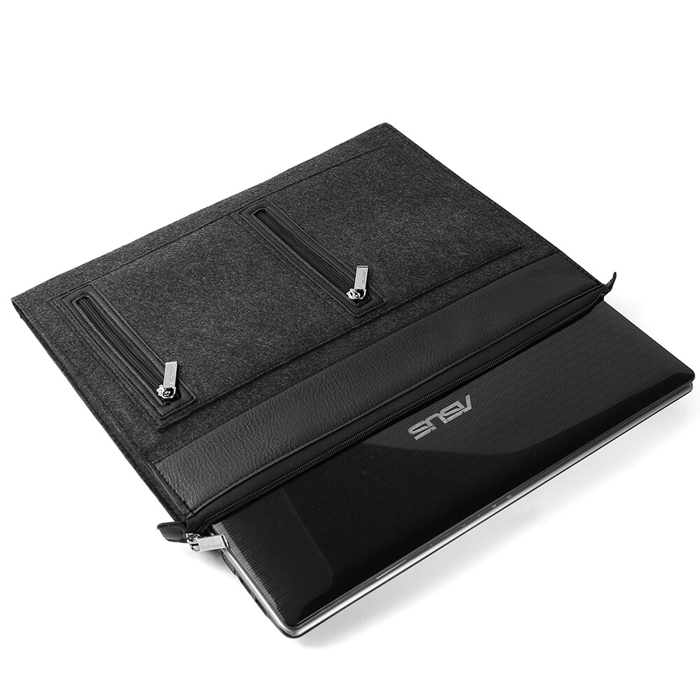 Travel Work Laptop Woolen Felt Sleeve Case Bag For 16" Samsung Galaxy Book5 Pro