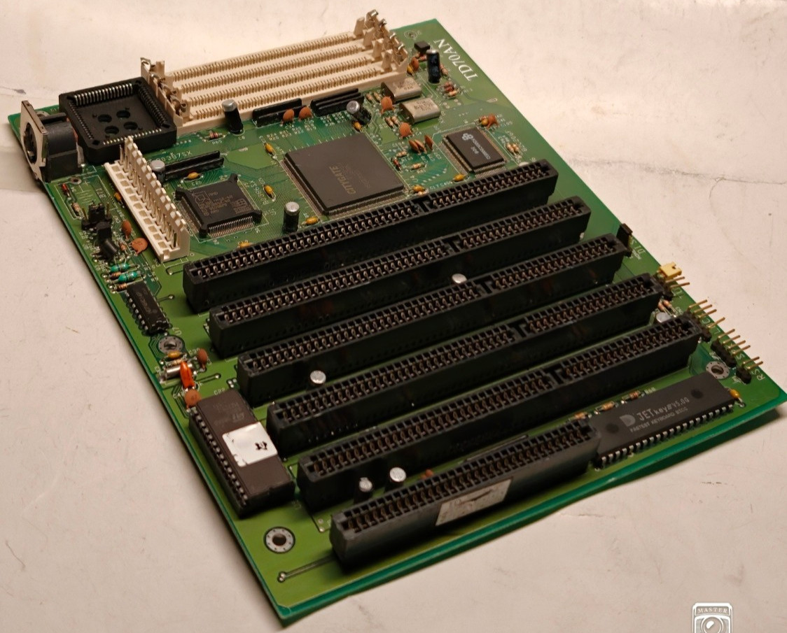 386 Zida TD70AN mini Motherboard with AMD Am386 SX-40 CPU, 2 MB RAM + Bonus