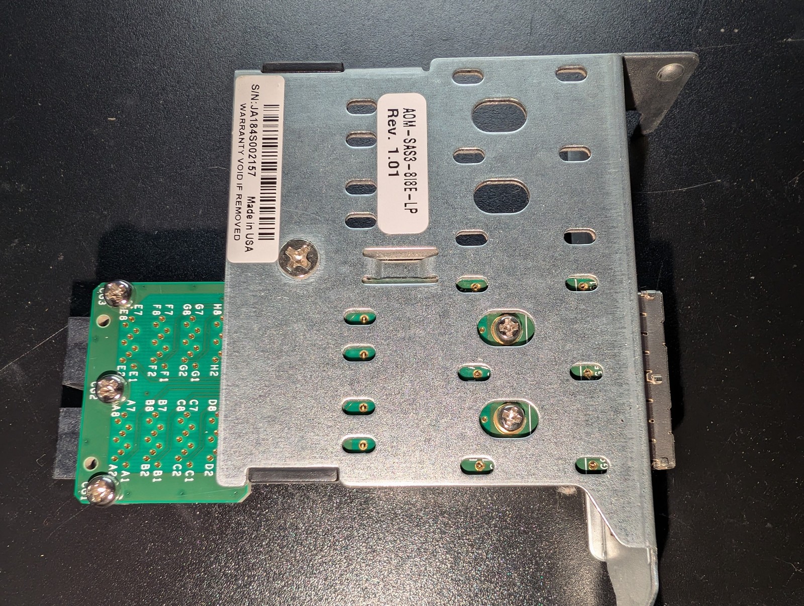 Supermicro AOM-SAS3-8I8E-LP 12Gb SAS3 Internal to External Mini-SAS HD Adapter