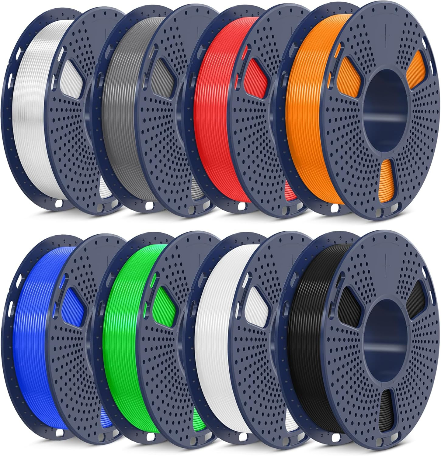 SUNLU 250G PLA Filament Bundle 1.75Mm, Multicolor 3D Printer Filament
