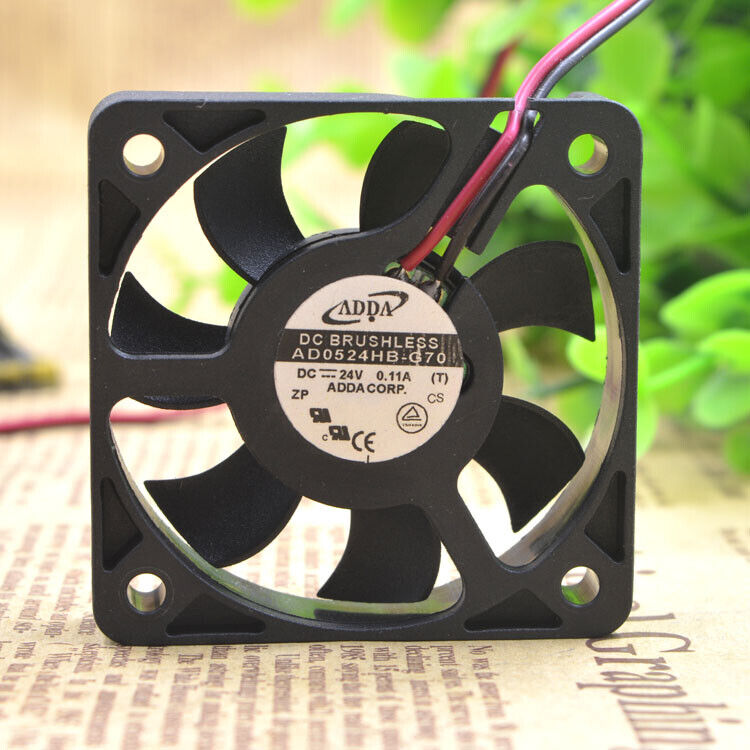 For 1pc ADDA AD0524HB-G70 Axial fan DC24V 0.11A 50*50*10mm