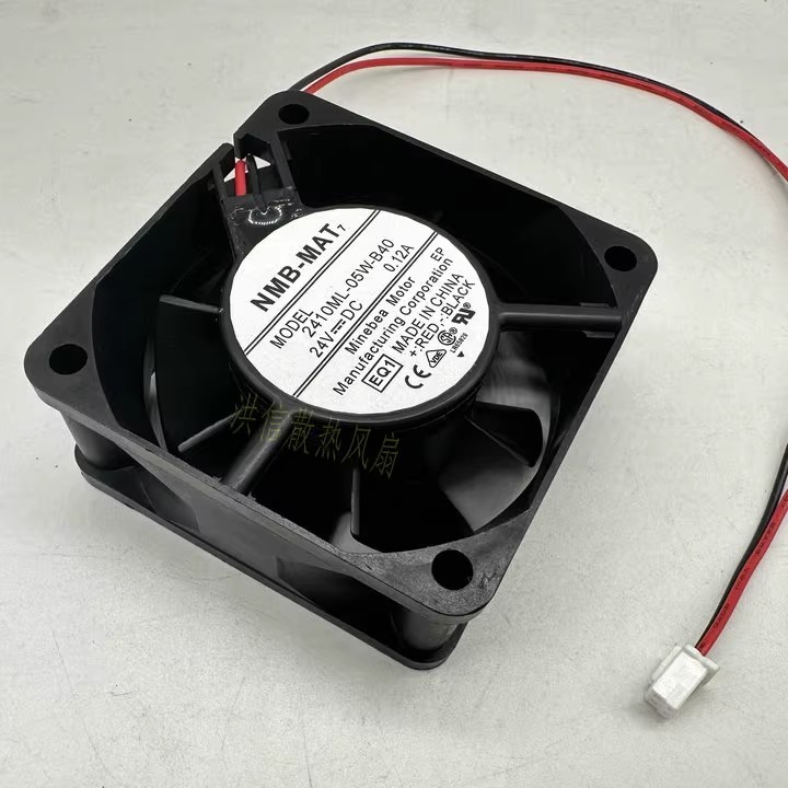 NMB 2410ML-05W-B40 6025 DC24V 0.12A 2-Wire Inverter Cooling Fan