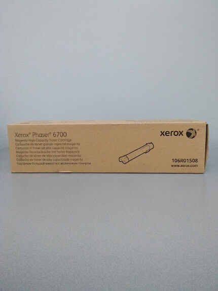 Xerox 106R01508 Magenta High Yield Toner Cartridge Xerox Phaser 6700