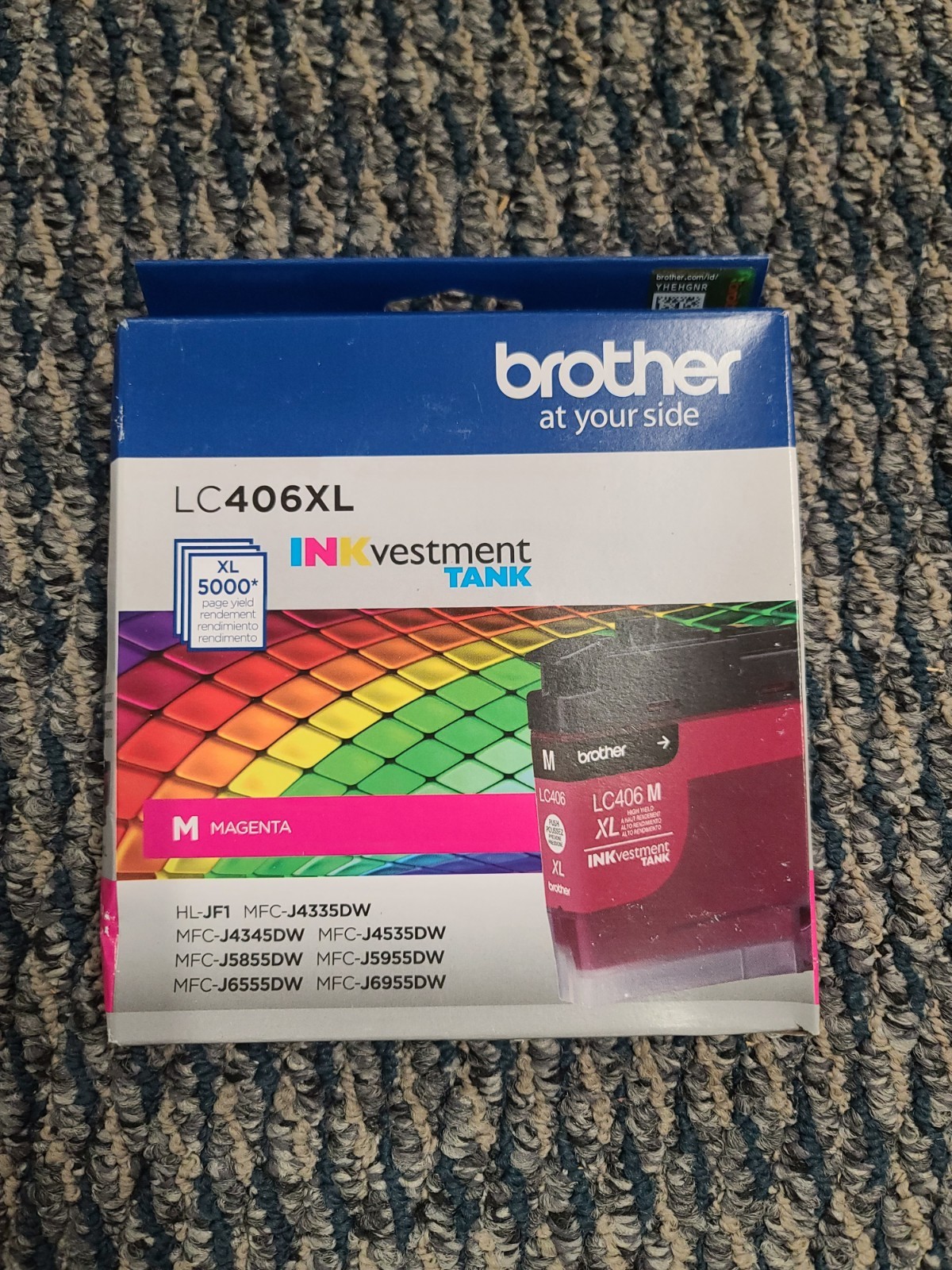 Genuine Brother LC406XL-M MAGENTA  Ink Cartridge