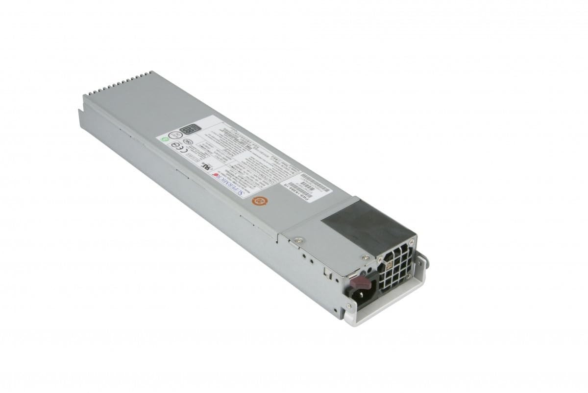 Supermicro PWS-1K68A-1R 1U 1600W Redundant Titanium Power Supply 76.5mm Width